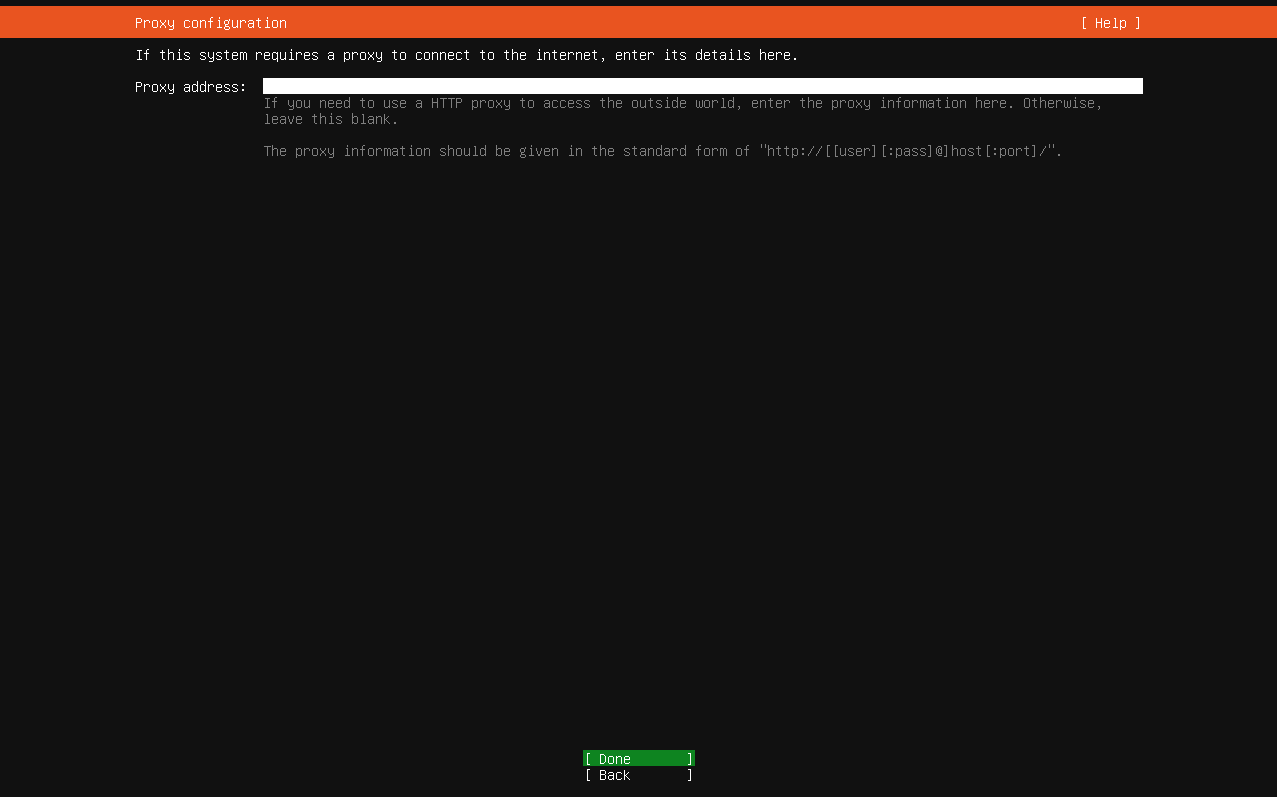 ubuntu proxy configuration screen